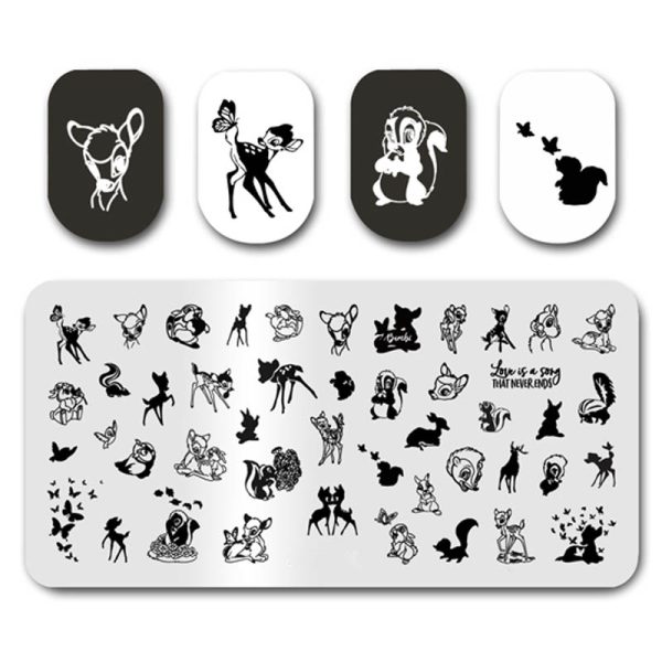 Disney Bambi Stamping Plate Design 083