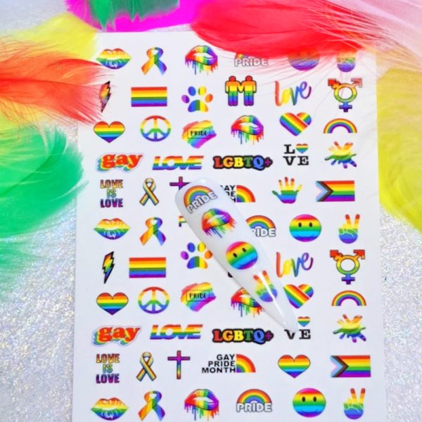 Gay Pride Water Decal