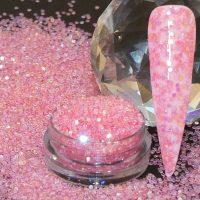 Pixie Pink Glitter 1mm Dots