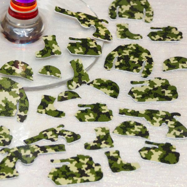 Army Camouflage Table Confetti