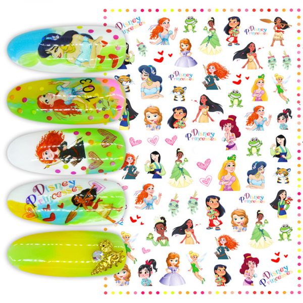 Disney Princesses Nail Stickers Design 103