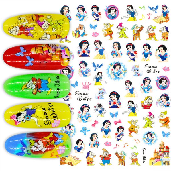 Disney Snow White And The Seven Dwarfs Nail Stickers Design 098