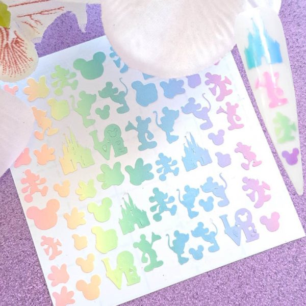 Mickey Mouse Pastel Vinyl Stickers