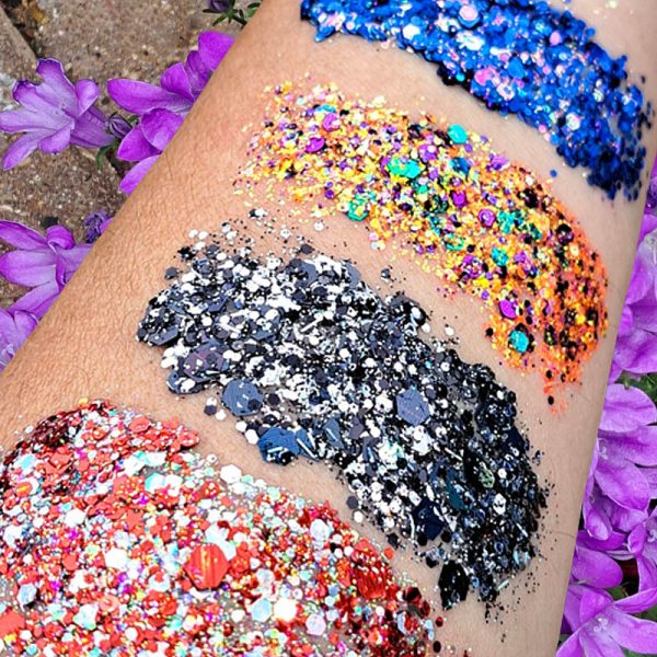 Festival Face Glitter Gel Festival Body Glitter Gel Festival Hair Glitter Gel Colour 32 - Image 4
