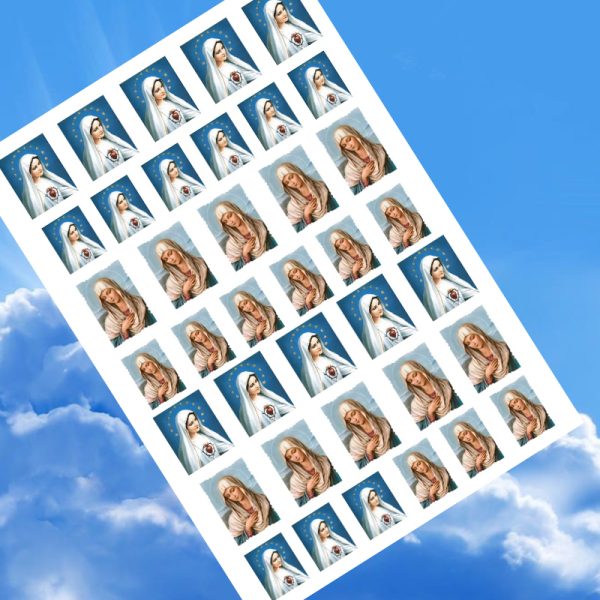 Our Lady Nail Water Decals
