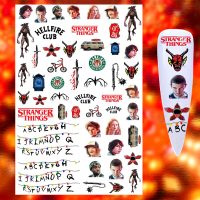 Stranger Things Nail Water Decals