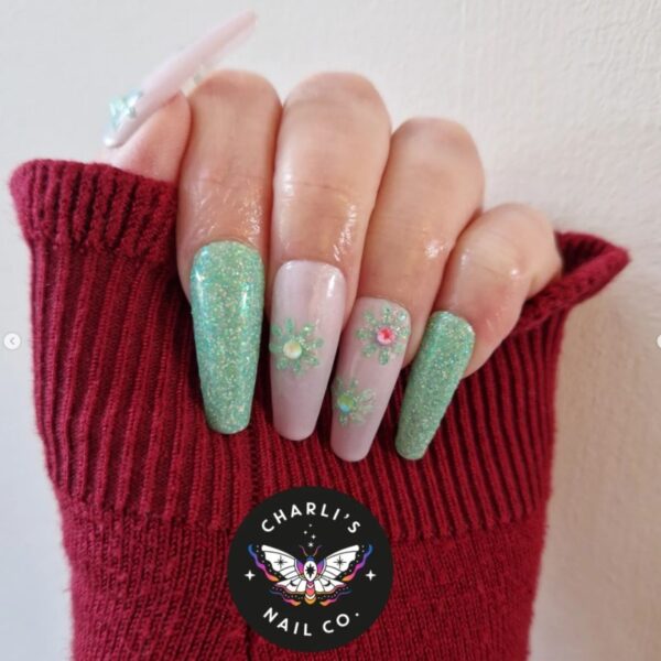 Melted Mint Glitter Mix - Image 3