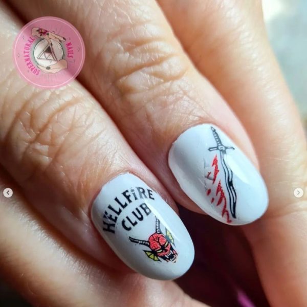 Stranger Things Nail Art Water Decals Stranger Things Water Slide Nail Decals - Image 4