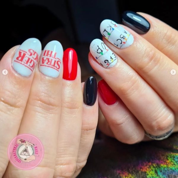 Stranger Things Nail Art Water Decals Stranger Things Water Slide Nail Decals - Image 3