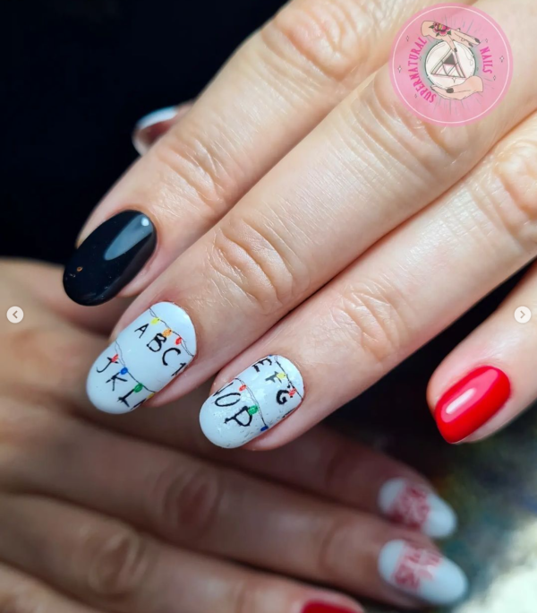 Stranger Things Nail Art Water Decals Stranger Things Water Slide Nail Decals - Image 2