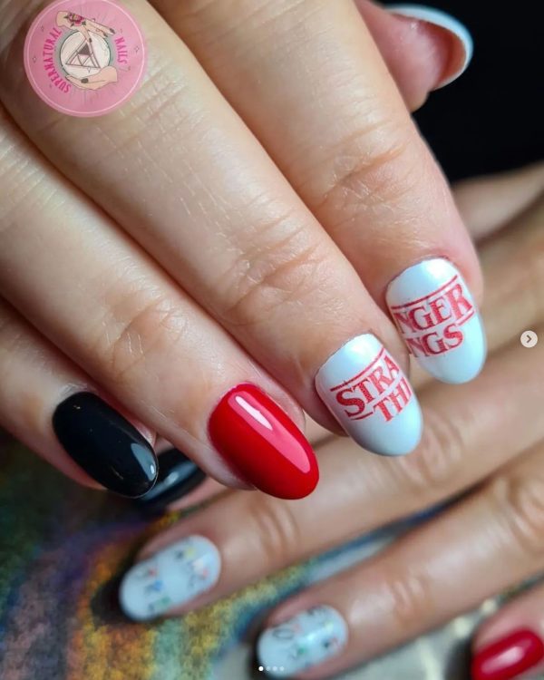 Stranger Things Nail Art Water Decals Stranger Things Water Slide Nail Decals - Image 5
