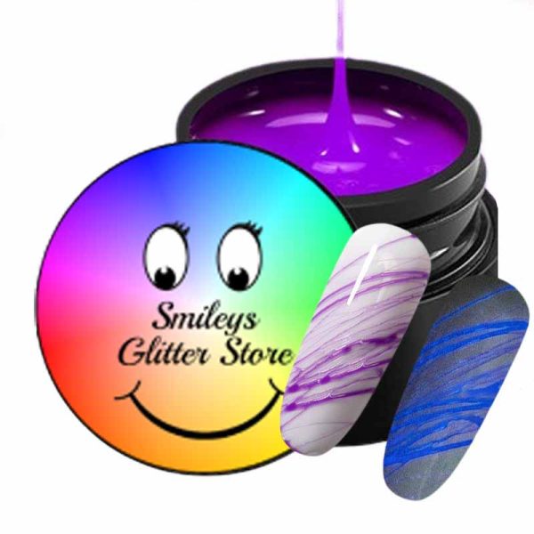 Luminous Glow In The Dark Purple To Blue Spider Gel