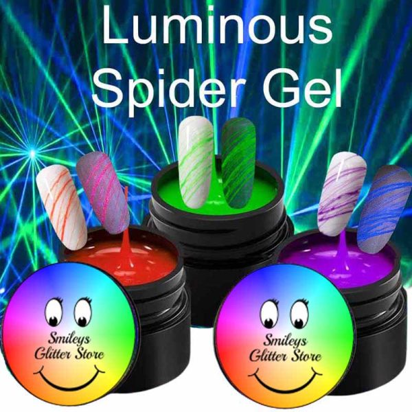 Luminous Glow In The Dark Purple To Blue Spider Gel - Image 2