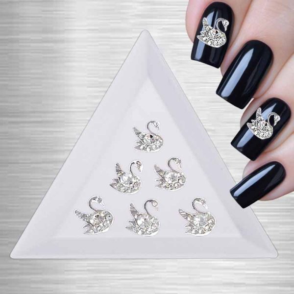 Swan Nail Art Charm x 1 Piece