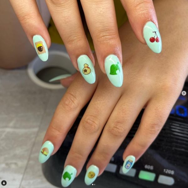 Animal Crossing Water Slide Nail Decals - Image 2