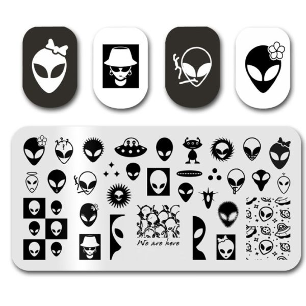 Alien Stamping Plate Design 054