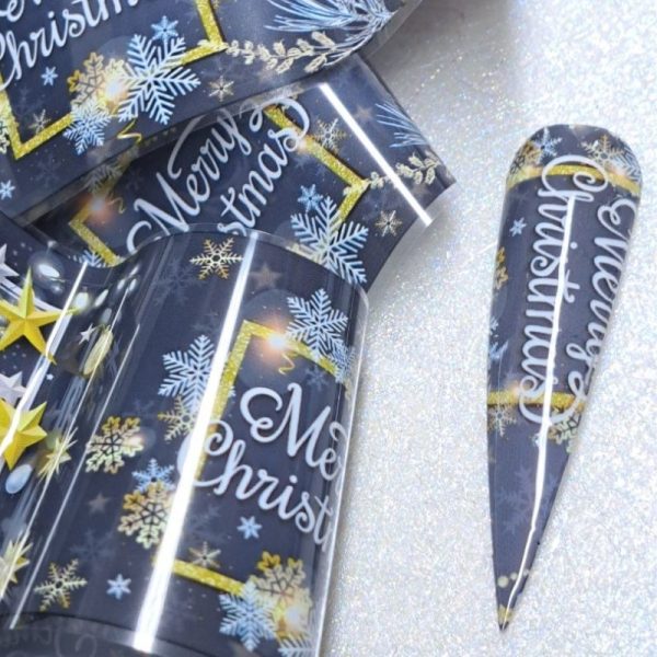 Christmas Nail Transfer Foil Design 29