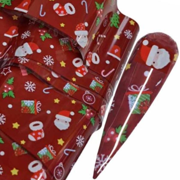 Christmas Nail Transfer Foil Design 28
