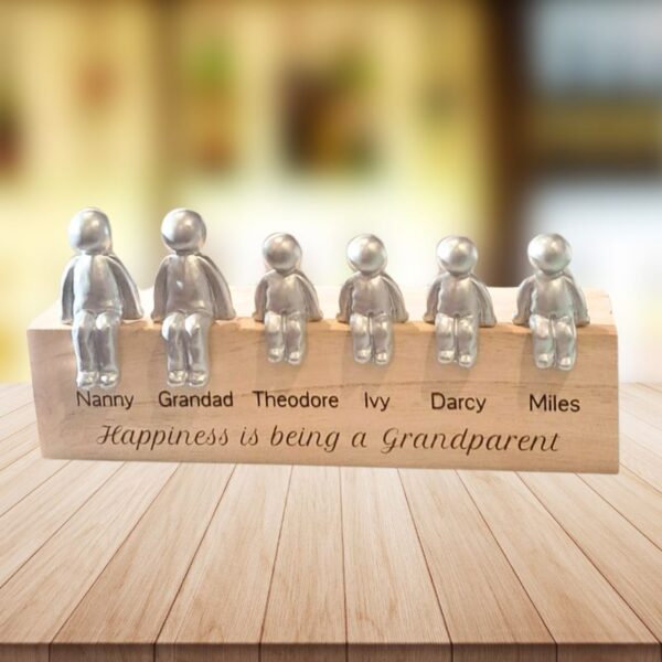 Together We Make A Family Gifts Wooden Block Stand And Sculpture Figurines Anniversary Gift Grandparents Family Gift Christmas Family Gift - Image 13