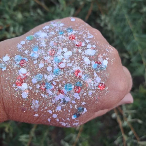 Festival face and body glitter 17