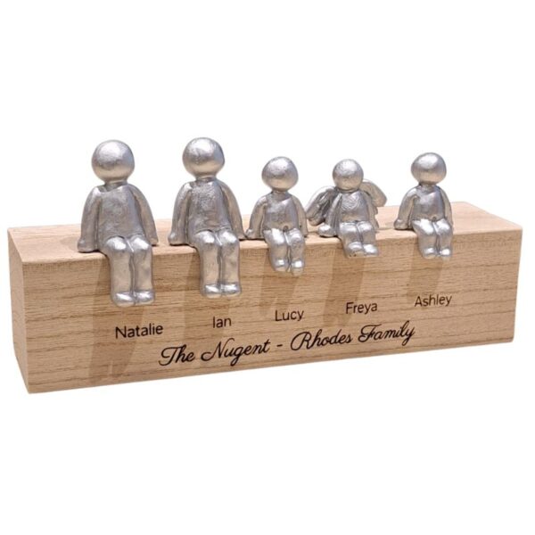 Personalised Choose Your Own Family Combination Sculpture Figurines Anniversary, Christmas, Fathers Day and Mothers Day Gift Idea Together We Make A Family Gifts - Image 9