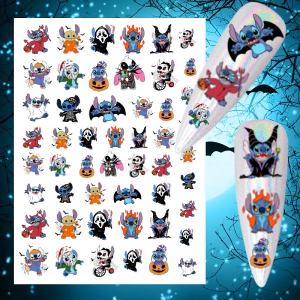 Halloween Stitch Water Decals