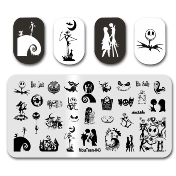 Nightmare Before Christmas Stamping Plate Design 043