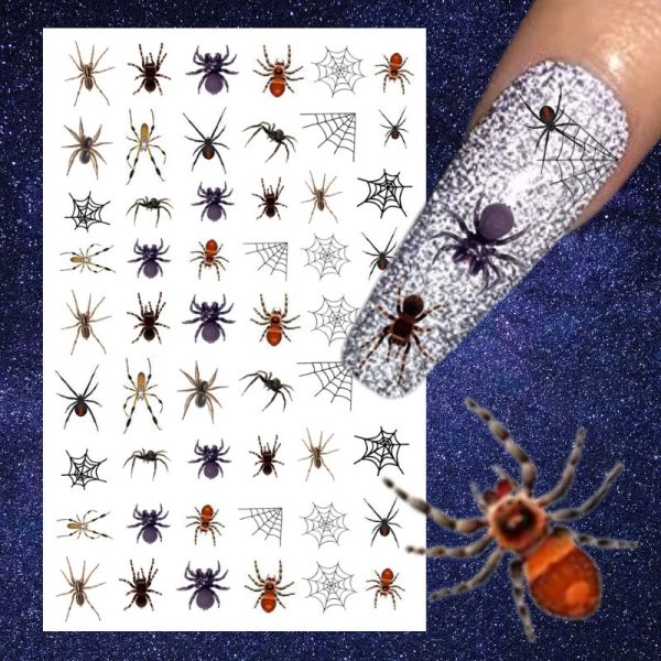 Halloween Spider Water Decals