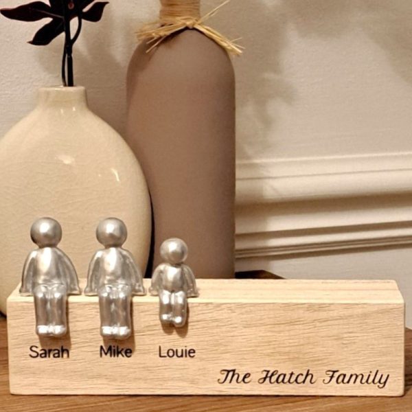 Personalised Choose Your Own Family Combination Sculpture Figurines Anniversary, Christmas, Fathers Day and Mothers Day Gift Idea Together We Make A Family Gifts - Image 12