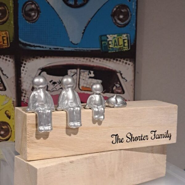 Personalised Choose Your Own Family Combination Sculpture Figurines Anniversary, Christmas, Fathers Day and Mothers Day Gift Idea Together We Make A Family Gifts - Image 7