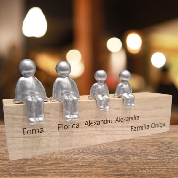 Personalised Choose Your Own Family Combination Sculpture Figurines Anniversary, Christmas, Fathers Day and Mothers Day Gift Idea Together We Make A Family Gifts - Image 17