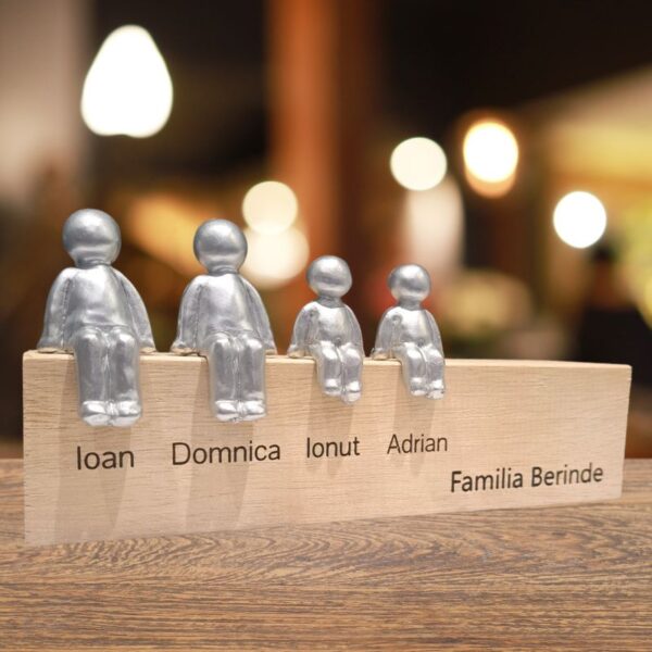 Personalised Choose Your Own Family Combination Sculpture Figurines Anniversary, Christmas, Fathers Day and Mothers Day Gift Idea Together We Make A Family Gifts - Image 10