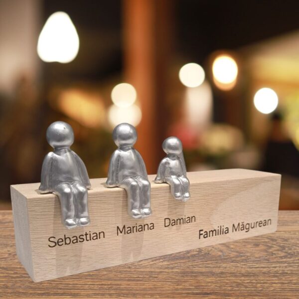 Personalised Choose Your Own Family Combination Sculpture Figurines Anniversary, Christmas, Fathers Day and Mothers Day Gift Idea Together We Make A Family Gifts - Image 8
