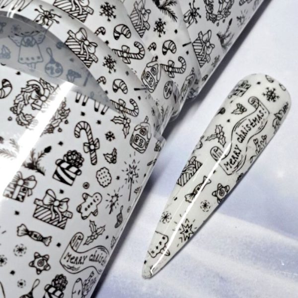 Merry Christmas Transfer Foil Design 34