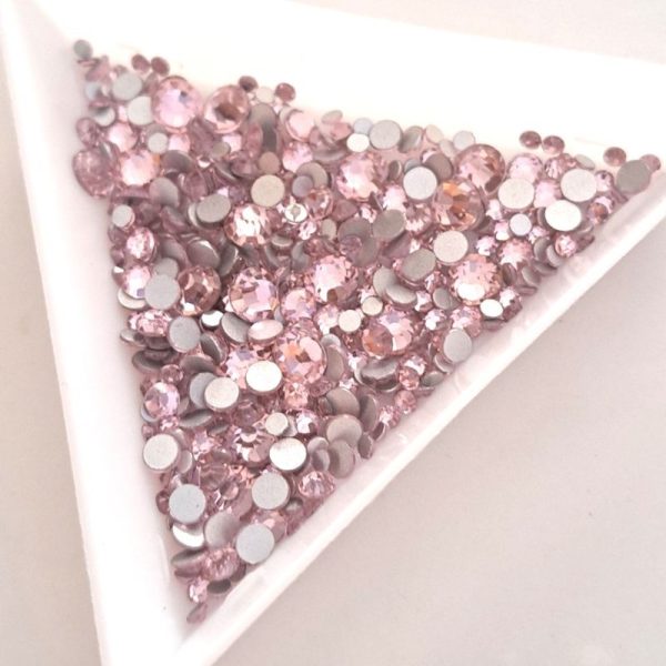 Pink Crystals SS6 SS12
