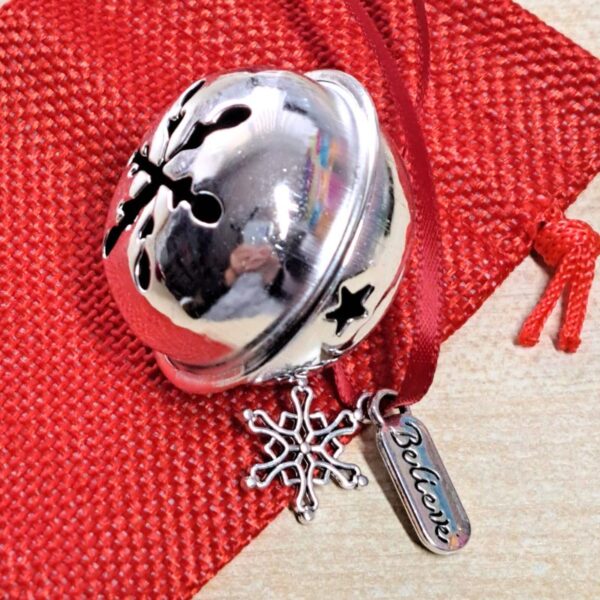 Silver I Believe Jingle Bell