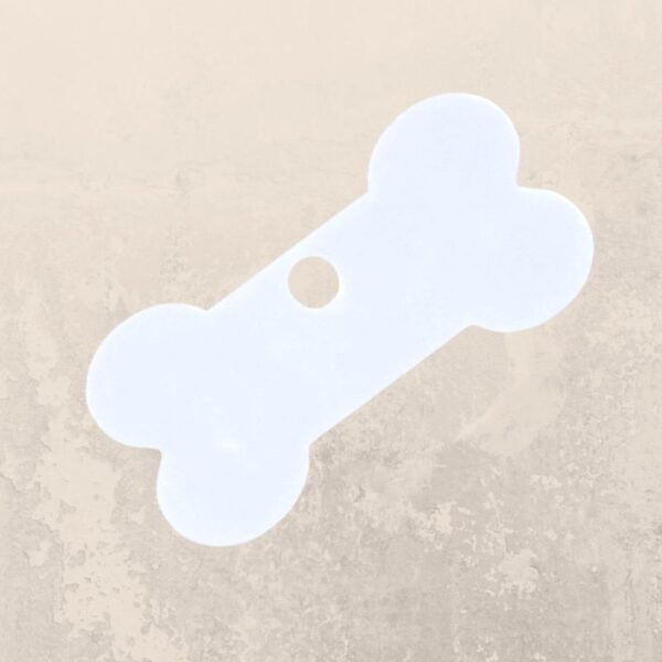 Acrylic Black Dog Bone