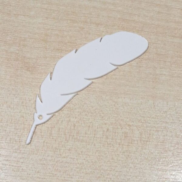 Acrylic Blank Feather Facebook