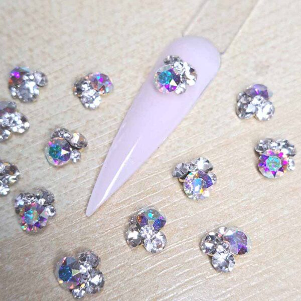 Crystal Cluster Nail Charms