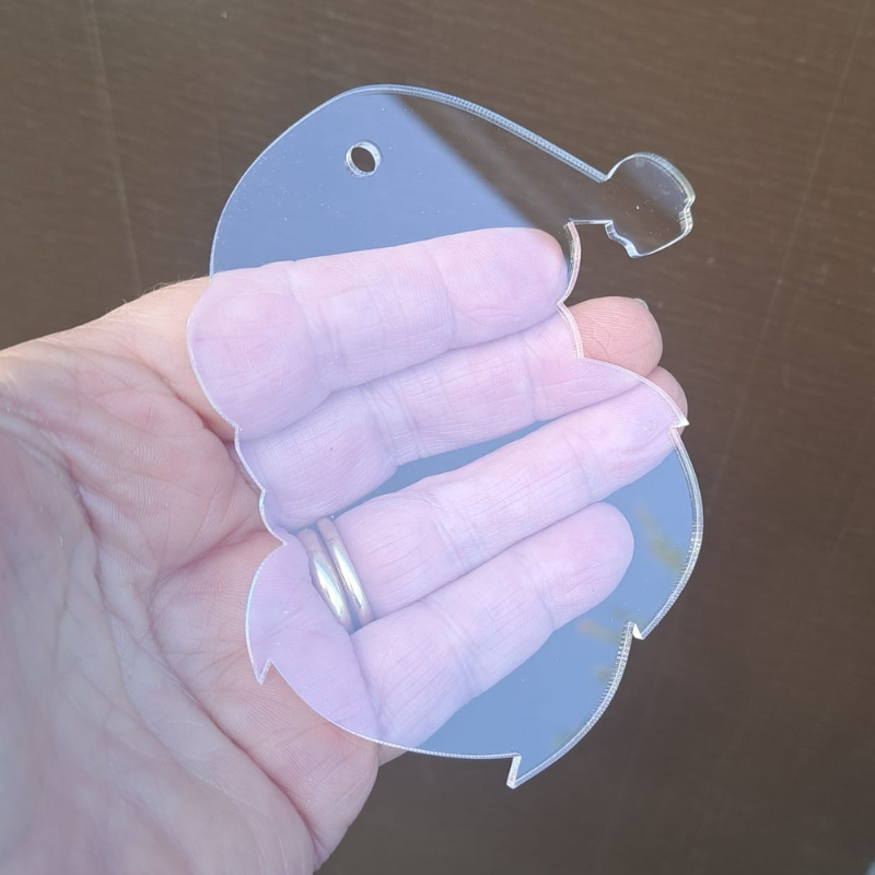 Father Christmas Acrylic Blank Baubles Santa Claus Acrylic Bauble Blanks - Image 2