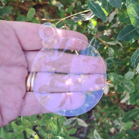 Medium Clear Acrylic Blank Bauble