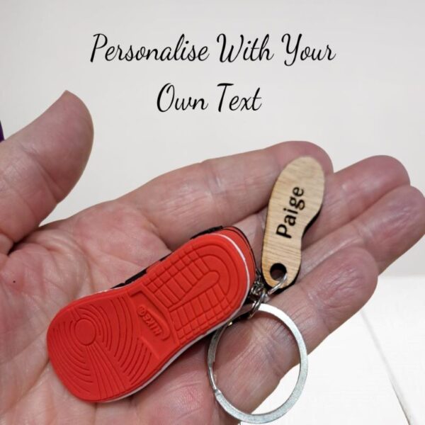 3D Nike Jordan Trainers Sneakers Shoes Personalised Keyrings House Car Keys Nike Keychain Nike Keyrings - Image 8