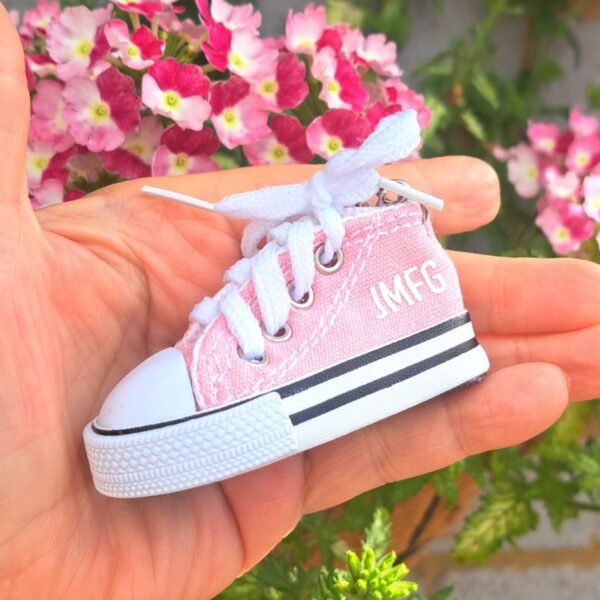 Converse Canvas Shoe Keyrings Personalised Converse Canvas Style Shoe Keychain - Image 10