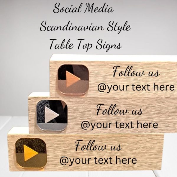 Youtube Social Media Signs