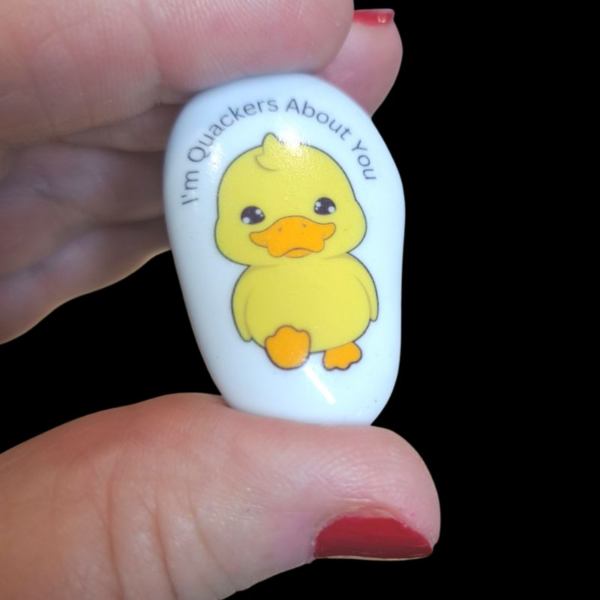Duck Pocket Hug Comfort Pebble Stone Comfort Hug Anxiety Stress Reliever Wellness Friends Gift Mental Health Hug - Image 3
