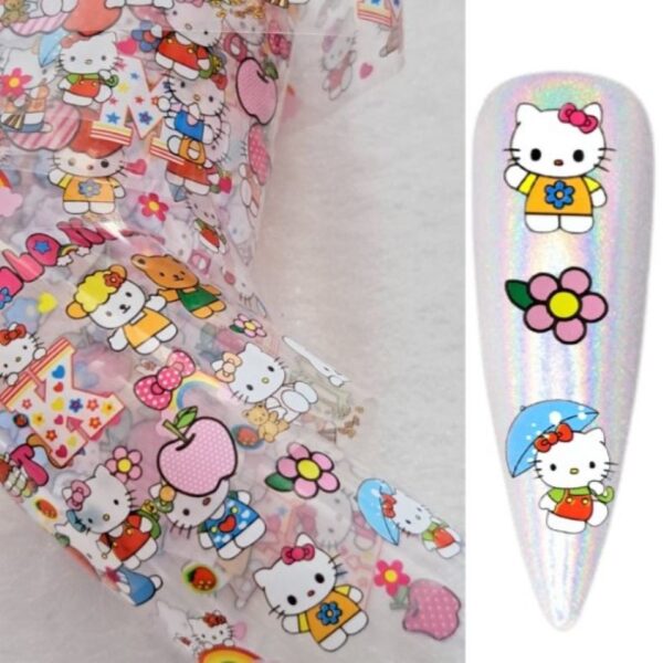 Hello Kitty Nail Transfer Foil