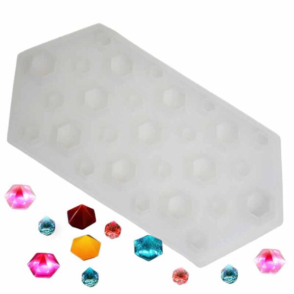 Jewel Pendant Silicon Resin Mold