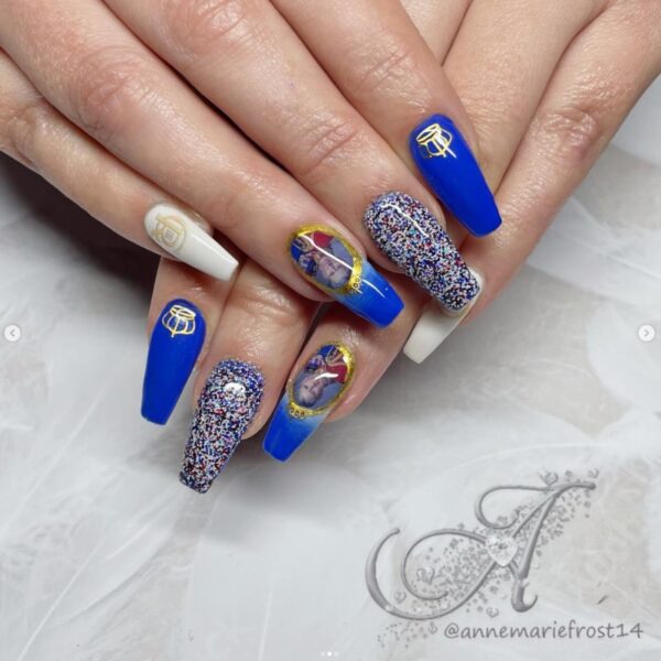 VE Day Glitter Mix .008, VE Day Nail Art Glitters, VE Day Craft Glitter - Image 2