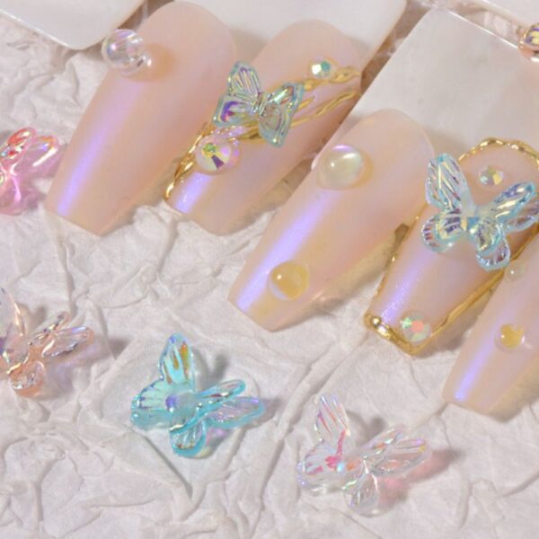 Butterfly 3D Nail Art Charms Craft Charms Scrapbooking And Craft x 1 Piece - Image 3