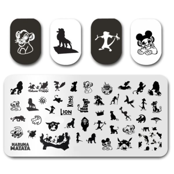 Disney Lion King Stamping Plate 087